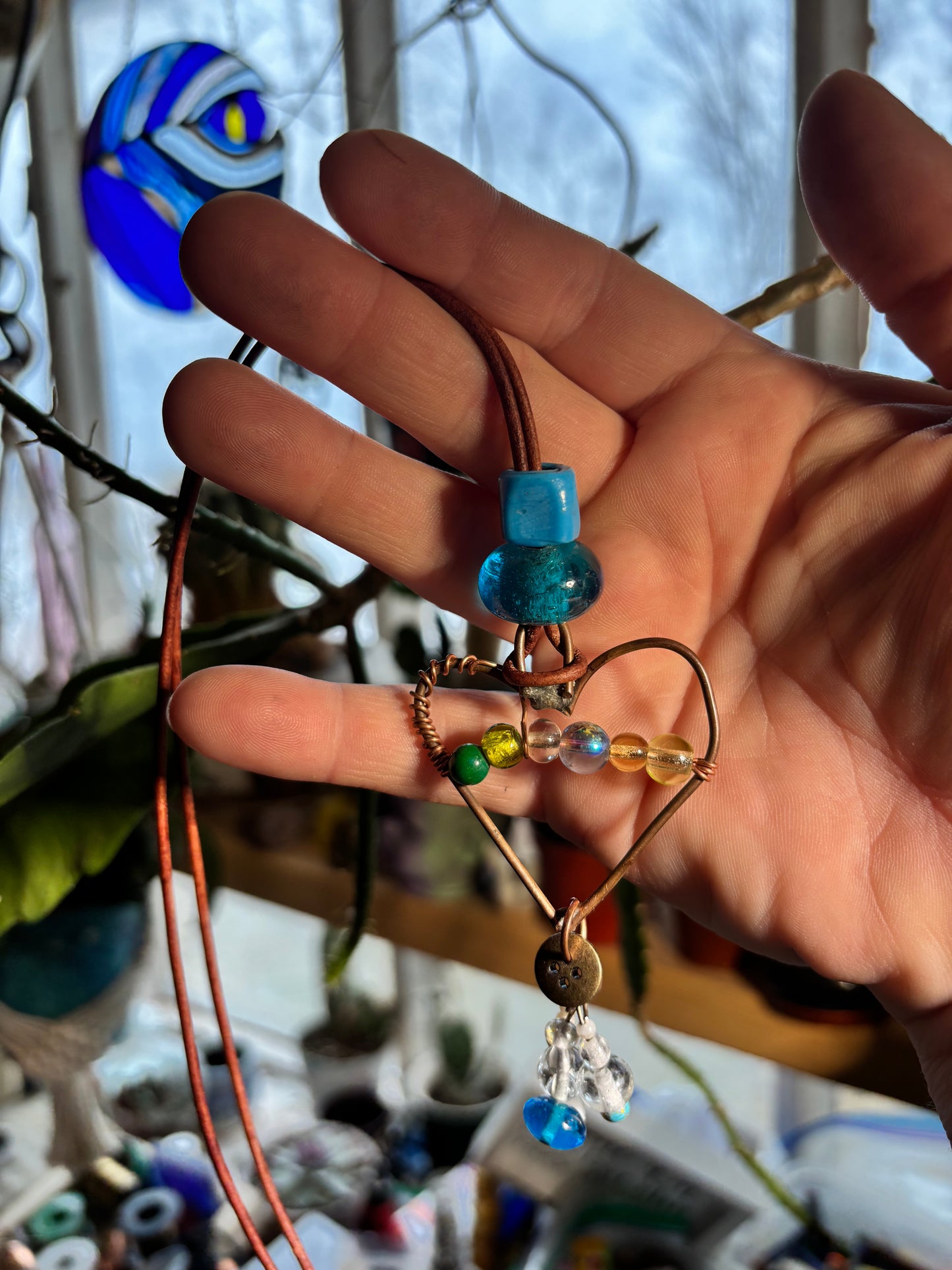 Heart /Love Necklace Duo