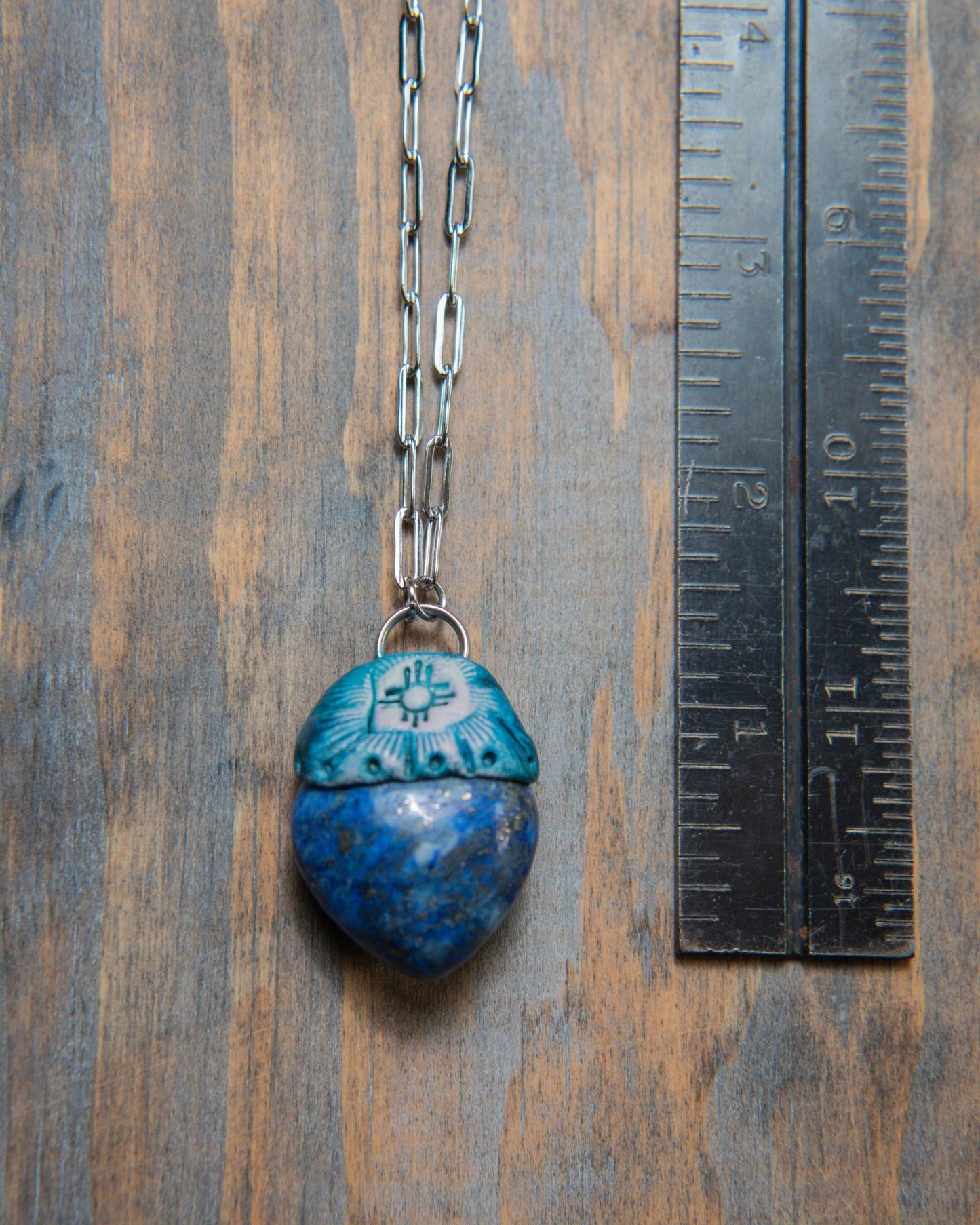 Gemstone Pendant on Chain