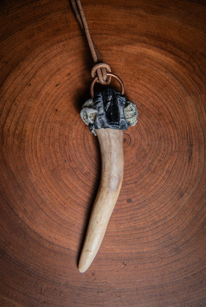 Deer Antler Tip Pendants