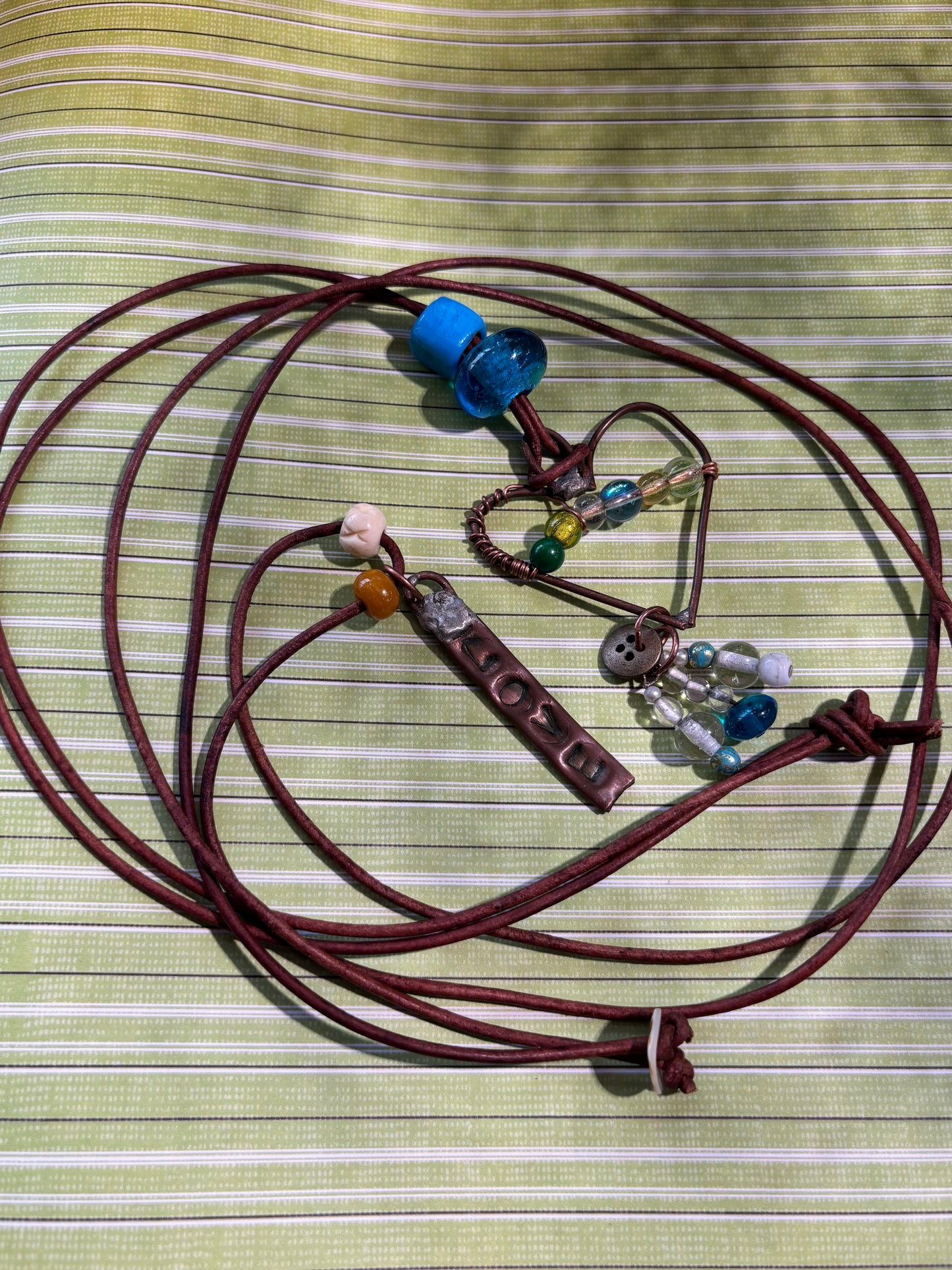 Heart /Love Necklace Duo