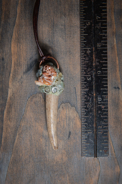 Deer Antler Tip Pendants