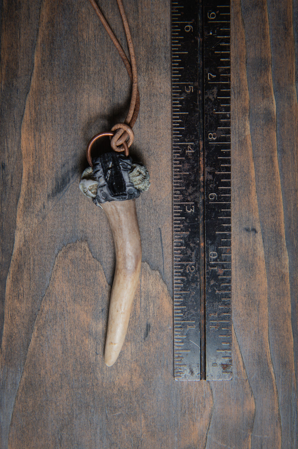 Deer Antler Tip Pendants