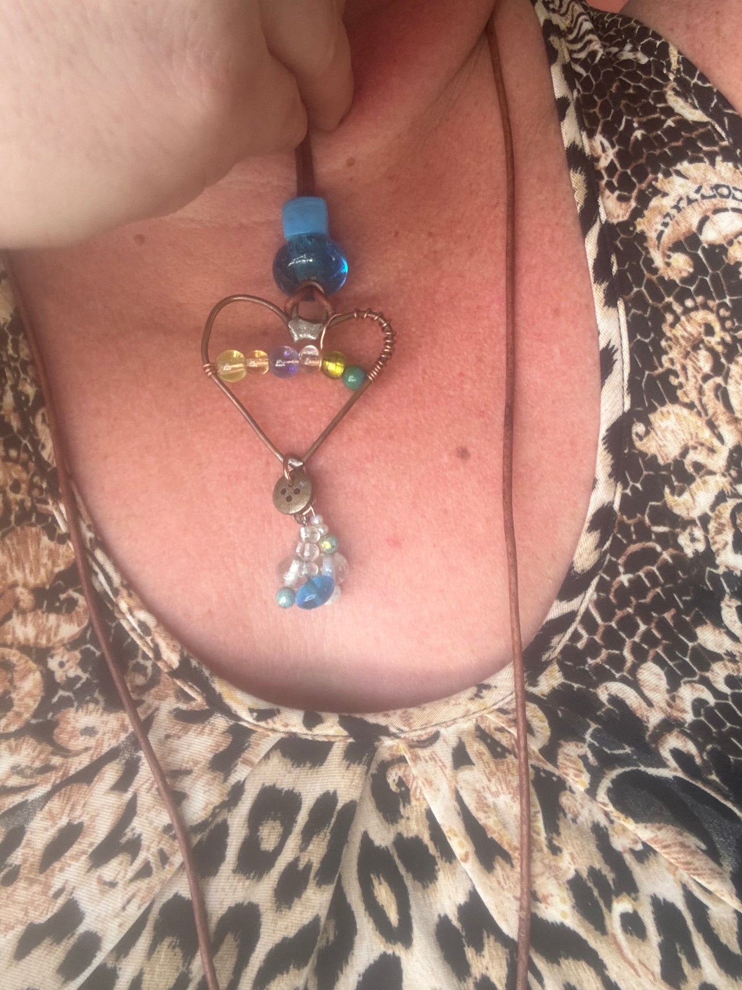 Heart /Love Necklace Duo