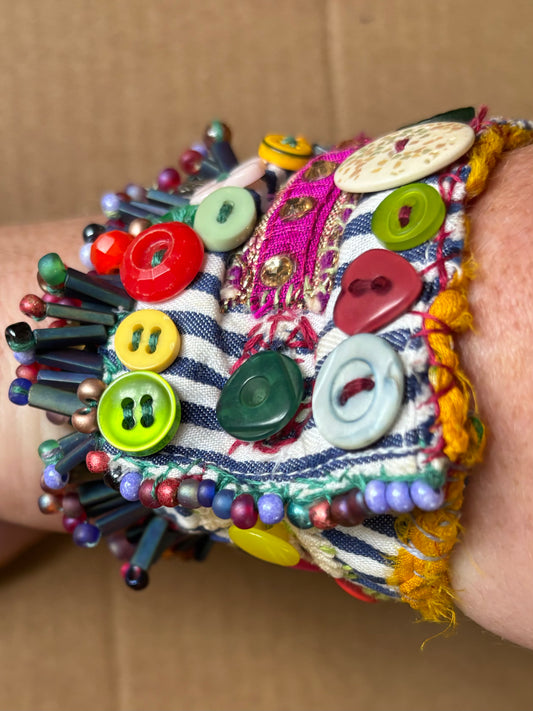 Striped Fish Cuff Bracelet